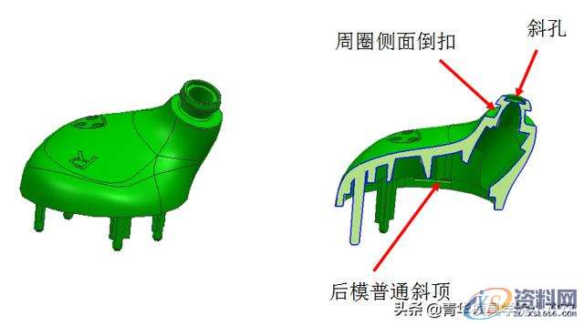 经典蓝牙耳机右外壳模具结构图文教程讲解,模具,结构,第1张 经典蓝牙耳机右外壳模具结构图文教程讲解,模具,结构,第1张