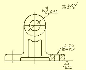 机械零件图制图技巧－零件图识图技巧（图文教程）,机械零件图制图技巧－零件图识图技巧,公差,零件,粗糙度,偏差,第16张