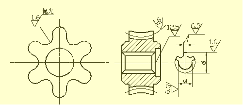 机械零件图制图技巧－零件图识图技巧（图文教程）,机械零件图制图技巧－零件图识图技巧,公差,零件,粗糙度,偏差,第18张