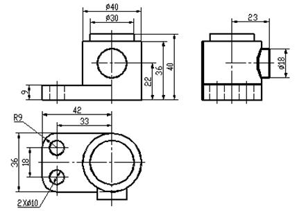 五、组合体|AutoCAD机械制图教程(图文教程),组合体,教程,制图,AutoCAD,第19张 五、组合体|AutoCAD机械制图教程(图文教程),五、组合体|AutoCAD机械制图教程,组合体,教程,制图,AutoCAD,第19张