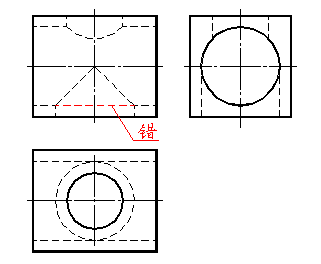 四、基本立体的投影|AutoCAD机械制图教程（图文教程）,四、基本立体的投影|AutoCAD机械制图教程,教程,制图,投影,立体,AutoCAD,第19张