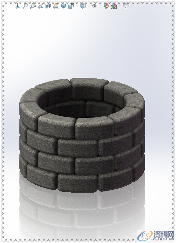 用SolidWorks软件设计一个木棚、一口井,SolidWorks,一个,设计,第15张 用SolidWorks软件设计一个木棚、一口井,SolidWorks,一个,设计,第15张