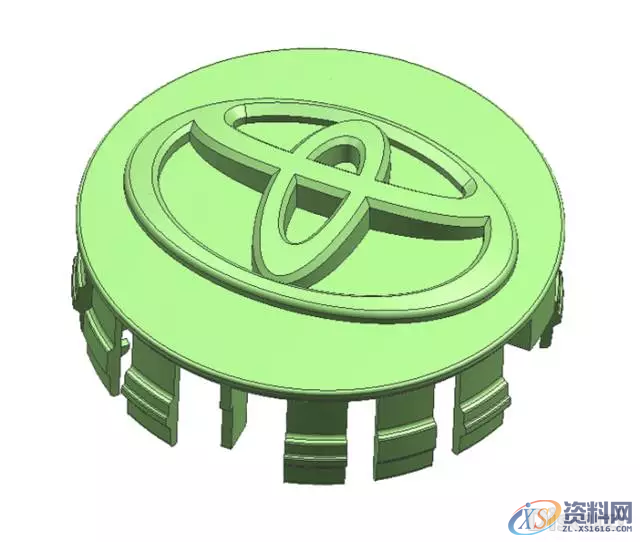丰田标志注塑模具设计之浇注系统的确定,模具设计,注塑,第1张