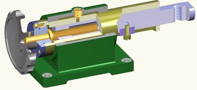 典型零部件机械制图实例-微动机构(图文教程),制图,实例,第1张 典型零部件机械制图实例-微动机构(图文教程),典型零部件机械制图实例-微动机构,制图,实例,第1张