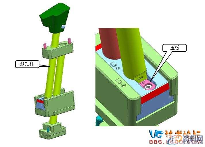塑胶模具设计－汽车模斜顶机构的设计方法,模具设计,塑胶,机构,第6张