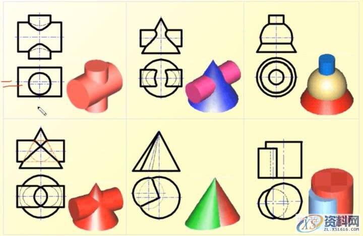 机械设计:机械制图CAD,相贯线,制图,设计,CAD,第2张 机械设计:机械制图CAD,相贯线,制图,设计,CAD,第2张