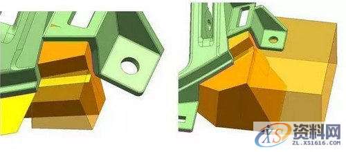 汽车塑胶模高低落差位的分模处理技巧,mso,实体,设计培训,拉伸,第6张 汽车塑胶模高低落差位的分模处理技巧,mso,实体,设计培训,拉伸,第6张