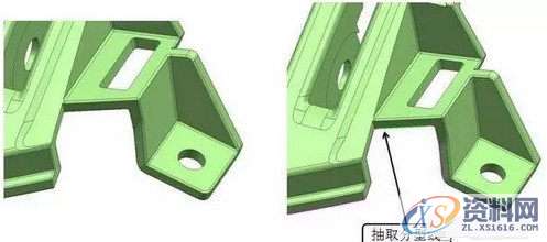 汽车塑胶模高低落差位的分模处理技巧,mso,实体,设计培训,拉伸,第2张 汽车塑胶模高低落差位的分模处理技巧,mso,实体,设计培训,拉伸,第2张