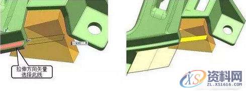 汽车塑胶模高低落差位的分模处理技巧,mso,实体,设计培训,拉伸,第5张 汽车塑胶模高低落差位的分模处理技巧,mso,实体,设计培训,拉伸,第5张