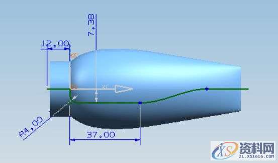 UG模具设计:用UG软件来绘制飞机模型,模具设计,绘制,软件,第6张 UG模具设计:用UG软件来绘制飞机模型,模具设计,绘制,软件,第6张