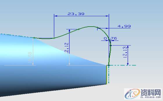 UG模具设计:用UG软件来绘制飞机模型,模具设计,绘制,软件,第8张 UG模具设计:用UG软件来绘制飞机模型,模具设计,绘制,软件,第8张