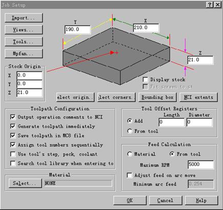 Mastercam教程-3.挖槽刀具路径的应用(图文教程),教程,路径,第3张 Mastercam教程-3.挖槽刀具路径的应用(图文教程),Mastercam教程-3.挖槽刀具路径的应用,教程,路径,第3张