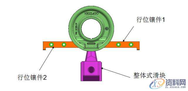 塑胶模具设计:经典行位中带斜行位结构解析新,模具设计,塑胶,结构,第5张 塑胶模具设计:经典行位中带斜行位结构解析新,模具设计,塑胶,结构,第5张