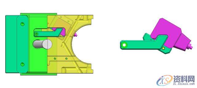 塑胶模具设计:经典行位中带斜行位结构解析新,模具设计,塑胶,结构,第6张 塑胶模具设计:经典行位中带斜行位结构解析新,模具设计,塑胶,结构,第6张