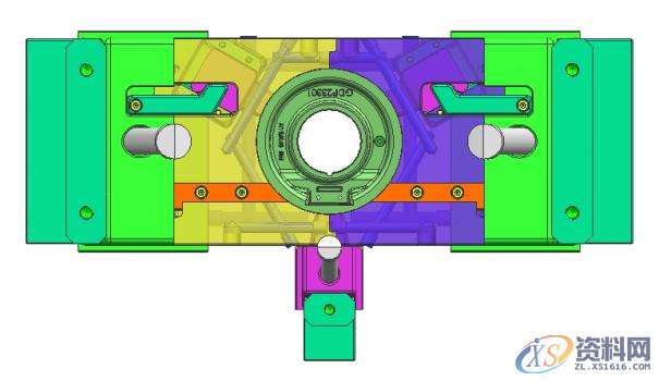 塑胶模具设计:经典行位中带斜行位结构解析新,模具设计,塑胶,结构,第7张 塑胶模具设计:经典行位中带斜行位结构解析新,模具设计,塑胶,结构,第7张