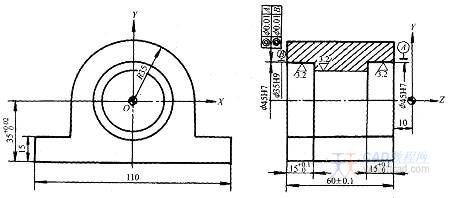 卧式加工中心轴承座镗孔程序的编制(图文教程),程序,加工,第1张 卧式加工中心轴承座镗孔程序的编制(图文教程),卧式加工中心轴承座镗孔程序的编制,程序,加工,第1张