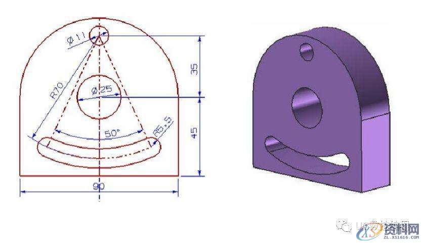 CNC数控编程——UG编程画图建模图纸分享，收藏后再也不用担心没有练习图啦！ ...,画图,建模,图纸,数控,第18张
