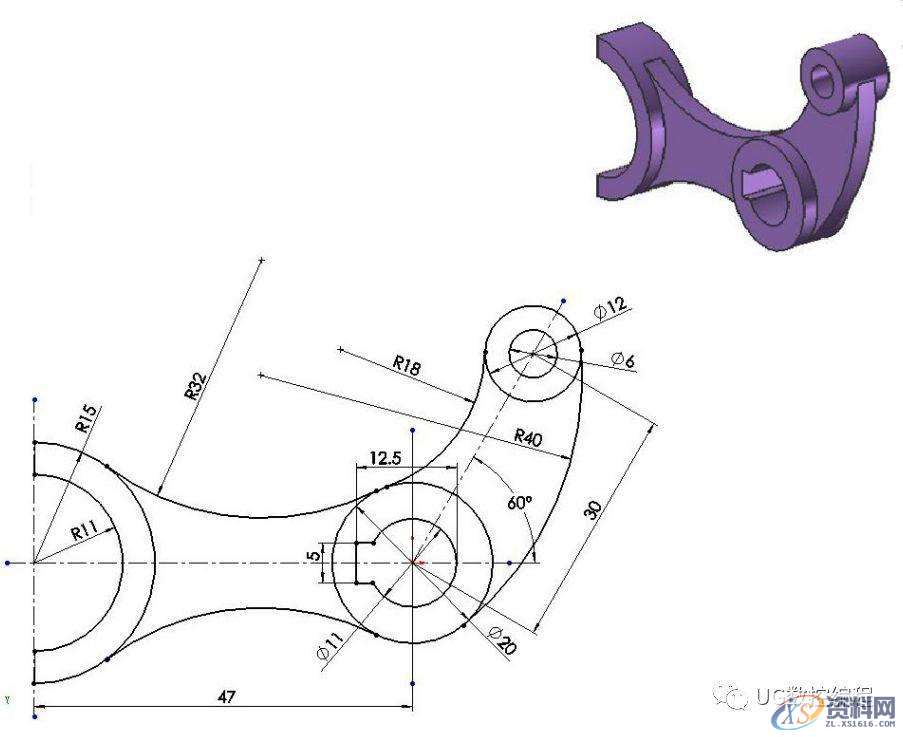 CNC数控编程——UG编程画图建模图纸分享，收藏后再也不用担心没有练习图啦！ ...,画图,建模,图纸,数控,第21张