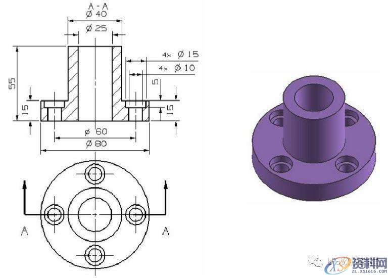 CNC数控编程——UG编程画图建模图纸分享，收藏后再也不用担心没有练习图啦！ ...,画图,建模,图纸,数控,第1张