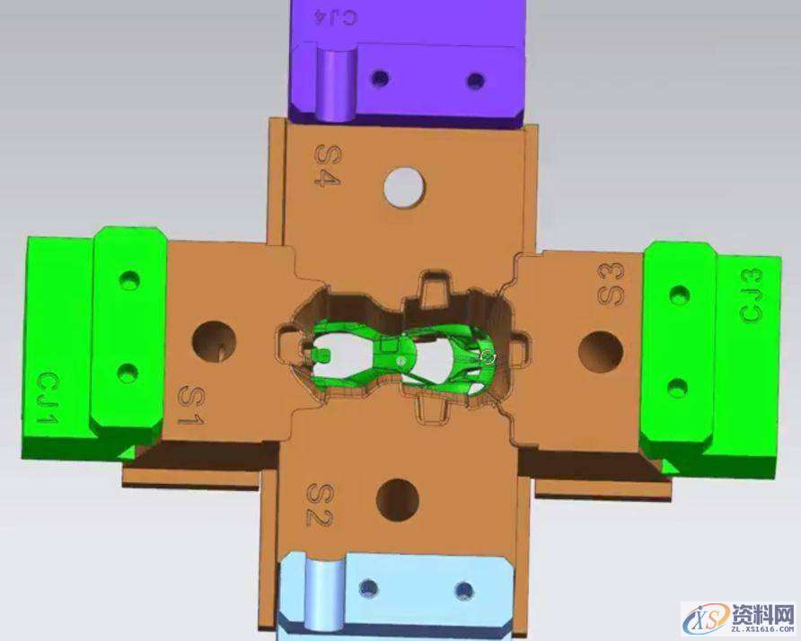搞定这些模具结构的，绝对是大师！,精雕,模具设计,模具,第2张