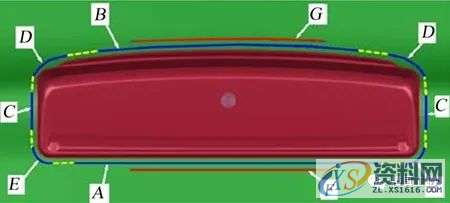 汽车模具设计:顶盖后部外板成形分析及回弹补偿研究,零件,整形,成形,如图,第4张 汽车模具设计:顶盖后部外板成形分析及回弹补偿研究,零件,整形,成形,如图,第4张