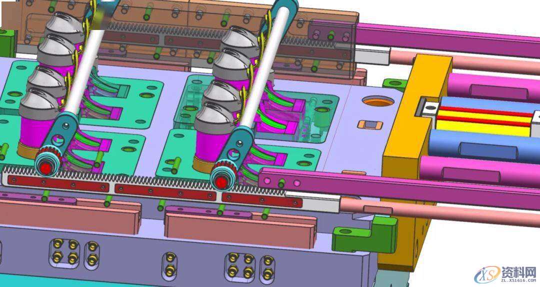 能轻松搞定这些模具结构的，绝对是大师级别的！,精雕,模具设计,模具,第41张