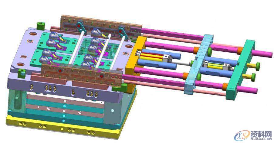 能轻松搞定这些模具结构的，绝对是大师级别的！,精雕,模具设计,模具,第35张