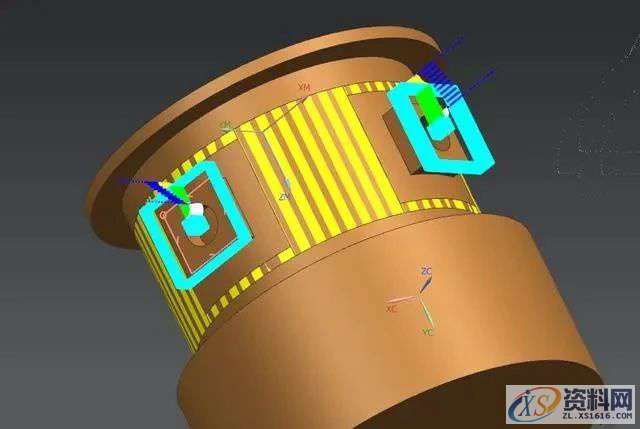 数控UG编程：四轴常见-轴槽编程,设计培训,曲面,培训,培训学校,第8张