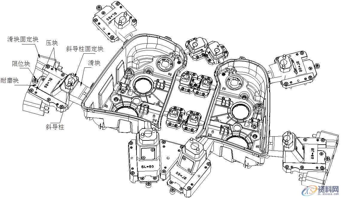 汽车模具设计:汽车前大灯灯壳注塑模如何设计?,塑件,模具,设计,分型,第13张 汽车模具设计:汽车前大灯灯壳注塑模如何设计?,塑件,模具,设计,分型,第13张