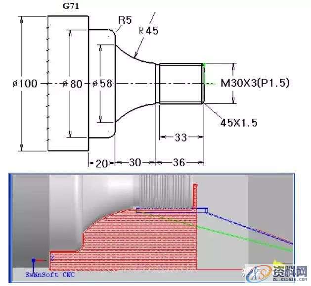 数控车床铣床编程方法及加工实例分享!,工件,加工,第5张 数控车床铣床编程方法及加工实例分享!,工件,加工,第5张