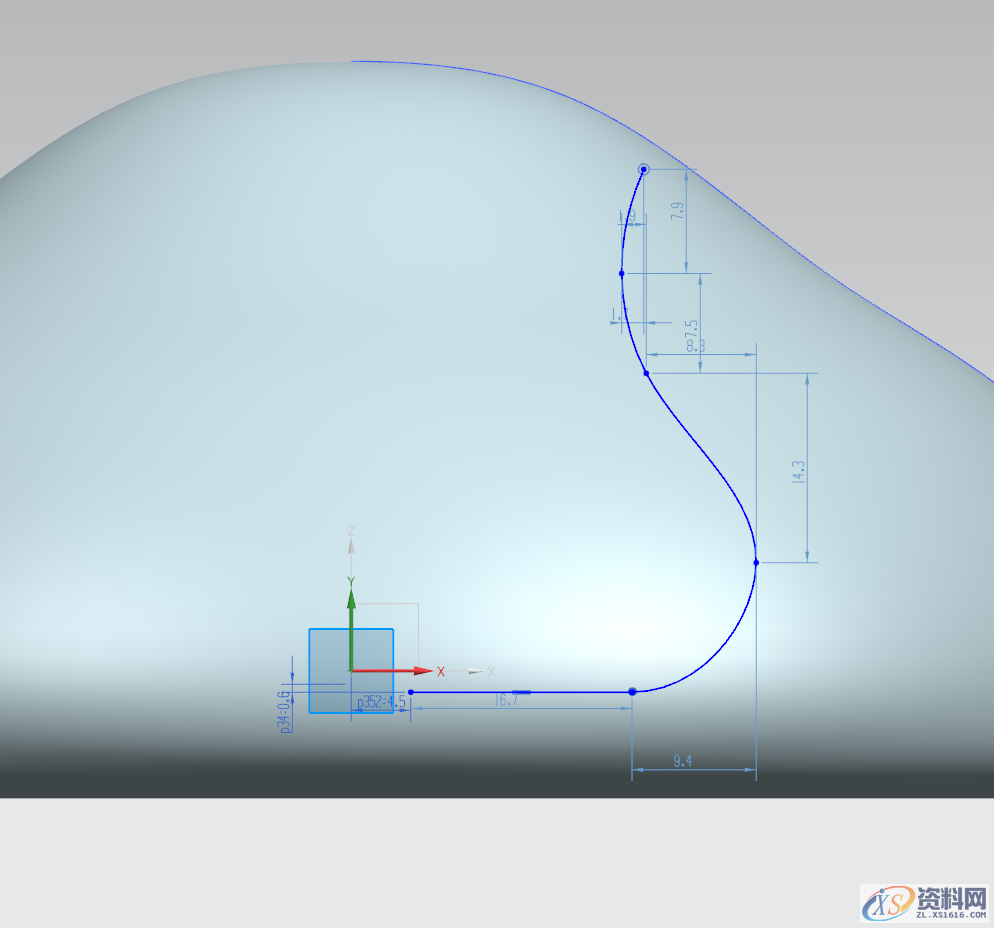 UG三维建模之水母小夜灯方案,草图,设计培训,绘制,培训,第5张 UG三维建模之水母小夜灯方案,草图,设计培训,绘制,培训,第5张