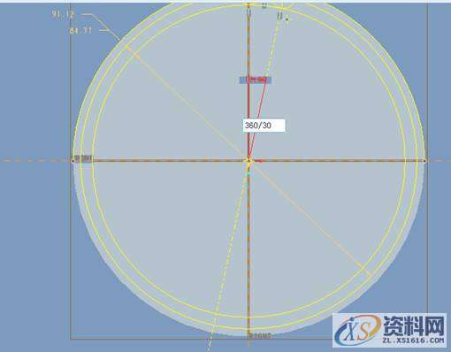 利用Pro/E软件设计建模链轮的方法,参数,圆弧,第5张 利用Pro/E软件设计建模链轮的方法,利用Pro/E建模链轮的方法,参数,圆弧,第5张