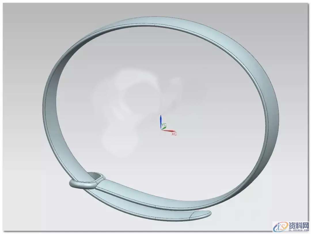 用UG软件设计如何建模造型一个小米手环,造型,建模,第4张