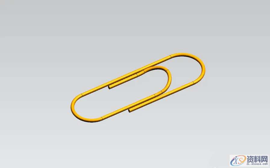 回形针用UG建模怎么画?只需4步,超级简单。,建模,第5张 回形针用UG建模怎么画?只需4步,超级简单。,建模,第5张