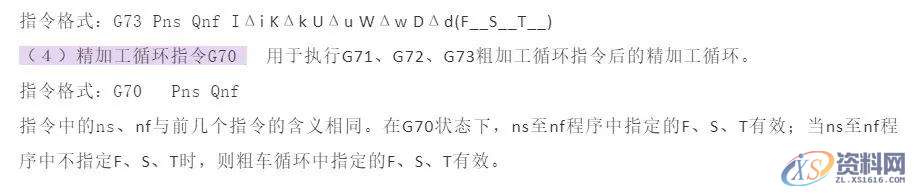 数控车床加工时的复合循环指令G70、G71、G72、G73怎么用?,第5张 数控车床加工时的复合循环指令G70、G71、G72、G73怎么用?,第5张
