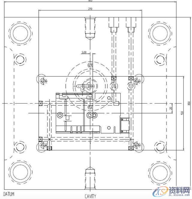塑胶模具设计之模压支架注塑模,模具设计,塑胶,第3张