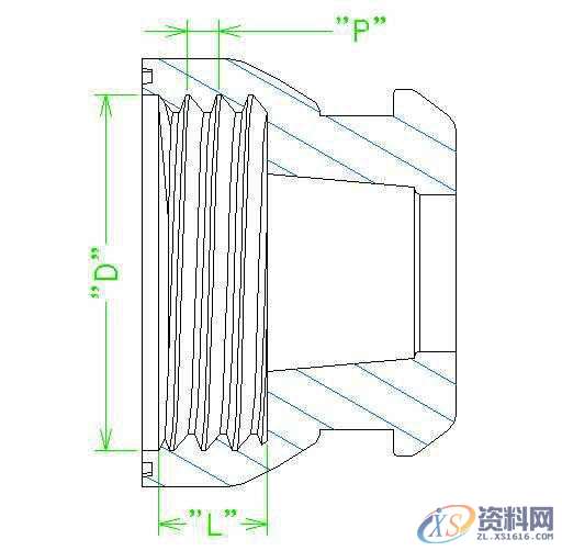 塑胶模具设计之螺纹设计教程,模具设计,螺纹,塑胶,第4张 塑胶模具设计之螺纹设计教程,模具设计,螺纹,塑胶,第4张