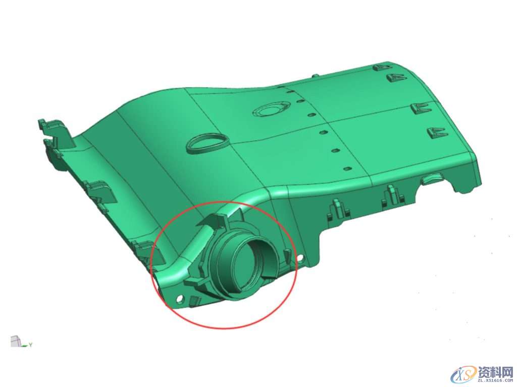 宝马汽车空调出风口产品 滑块上走斜滑块 滑块镶件强脱 遂道滑块抽芯结构解析 ...,结构,第1张 宝马汽车空调出风口产品 滑块上走斜滑块 滑块镶件强脱 遂道滑块抽芯结构解析 ...,结构,第1张
