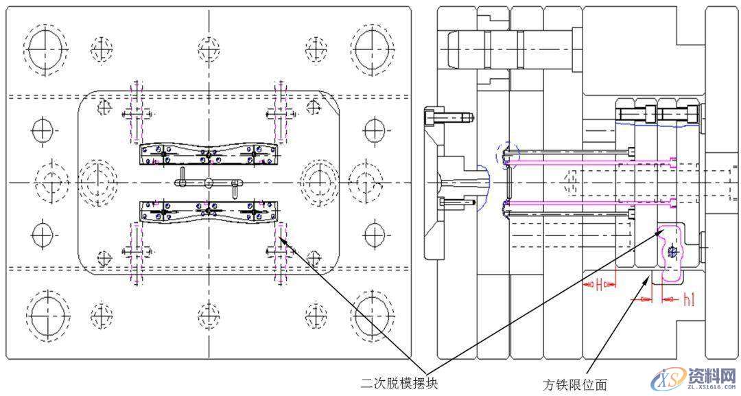 UG模具结构资料 二次顶出与延时顶出机构,模具,结构,机构,资料,第4张 UG模具结构资料 二次顶出与延时顶出机构,模具,结构,机构,资料,第4张