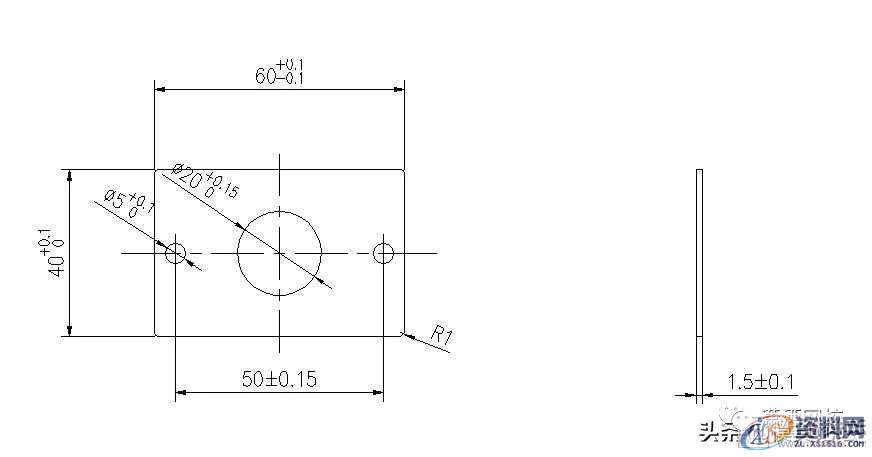 冲压模具设计经验解答：冲裁这个简单零件的模具，是否需要内导柱？ ...​问题：,模架,冲头,卸料,第1张