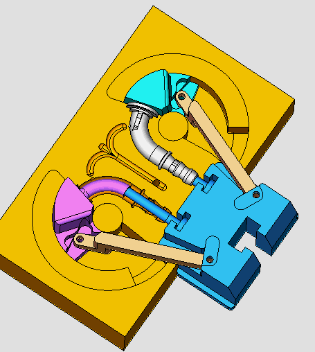 塑胶模具设计案例分享：5个超级经典的塑胶模具斜顶行位结构！ ...,mso,培训,设计培训,电商,font,第3张