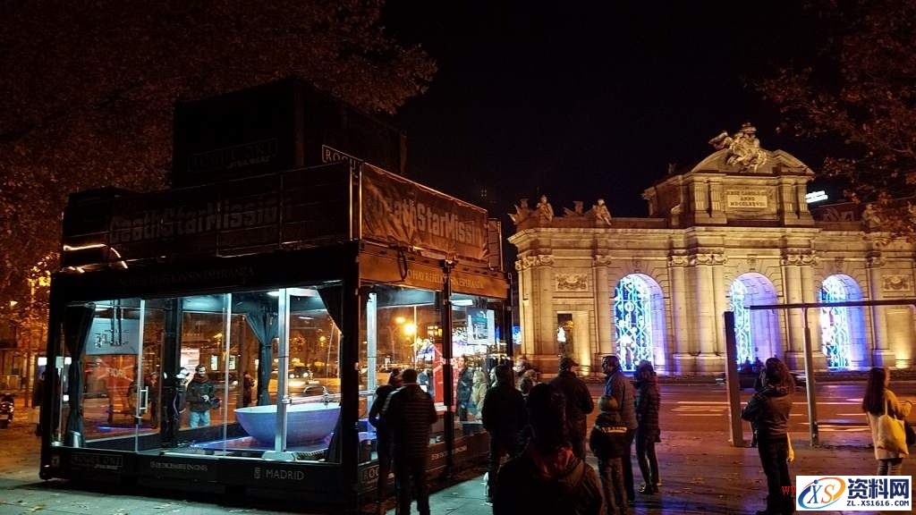 庞大的3D打印产品“死星”现身于马德里市中心,打印,第2张 庞大的3D打印产品“死星”现身于马德里市中心,巨大3D打印“死星”现身马德里市中心,打印,第2张