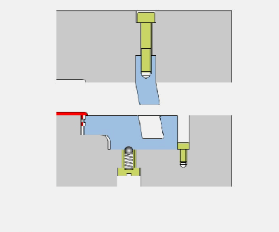 一目了然的模具结构动态图！快来看看吧！！！,分型,机构,侧向,脱模,第6张