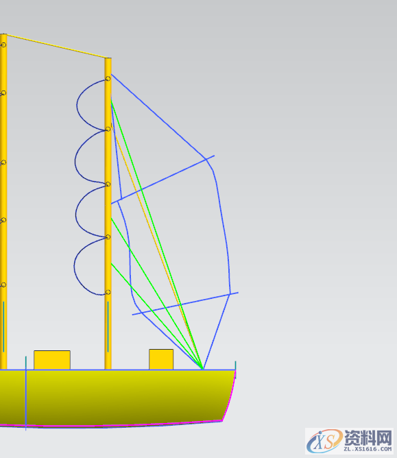 塑胶模具设计:UG三维建模一艘帆船,收藏起来,三维,模具设计,建模,塑胶,第28张 塑胶模具设计:UG三维建模一艘帆船,收藏起来,三维,模具设计,建模,塑胶,第28张