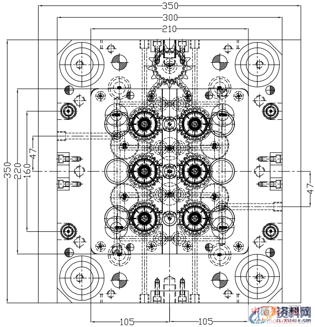全网首发:蝴蝶结翻盖注射模设计,第5张 全网首发:蝴蝶结翻盖注射模设计,全网首发:蝴蝶结翻盖注射模设计,第5张