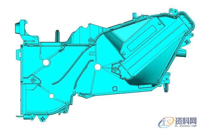UG汽车模具设计:汽车空调壳体结构解析,建议收藏,模具设计,结构,第3张 UG汽车模具设计:汽车空调壳体结构解析,建议收藏,模具设计,结构,第3张