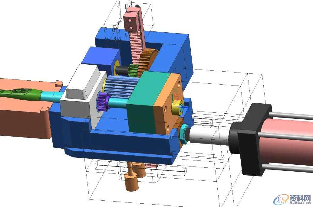 模具设计:螺纹侧抽芯加油缸抽出3D图,值得收藏,油缸,模具设计,螺纹,第2张 模具设计:螺纹侧抽芯加油缸抽出3D图,值得收藏,油缸,模具设计,螺纹,第2张
