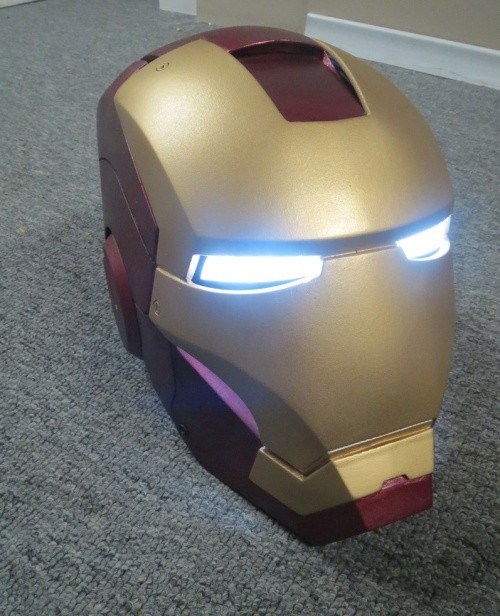 3D打印的钢铁侠头盔(图文教程),打印,教程,第1张 3D打印的钢铁侠头盔(图文教程),3D打印钢铁侠头盔 可手动控制令人称奇 ,打印,教程,第1张