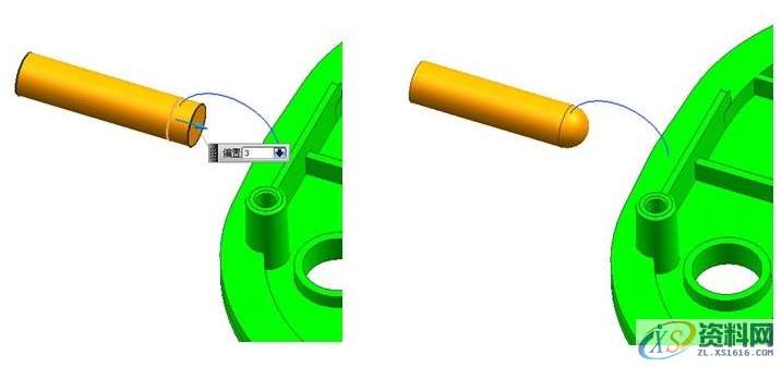UG快速画牛角进胶的绝招,第2张 UG快速画牛角进胶的绝招,第2张
