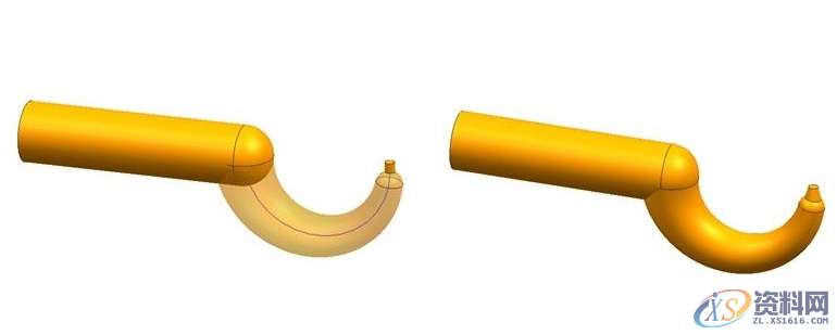 UG快速画牛角进胶的绝招,第4张 UG快速画牛角进胶的绝招,第4张